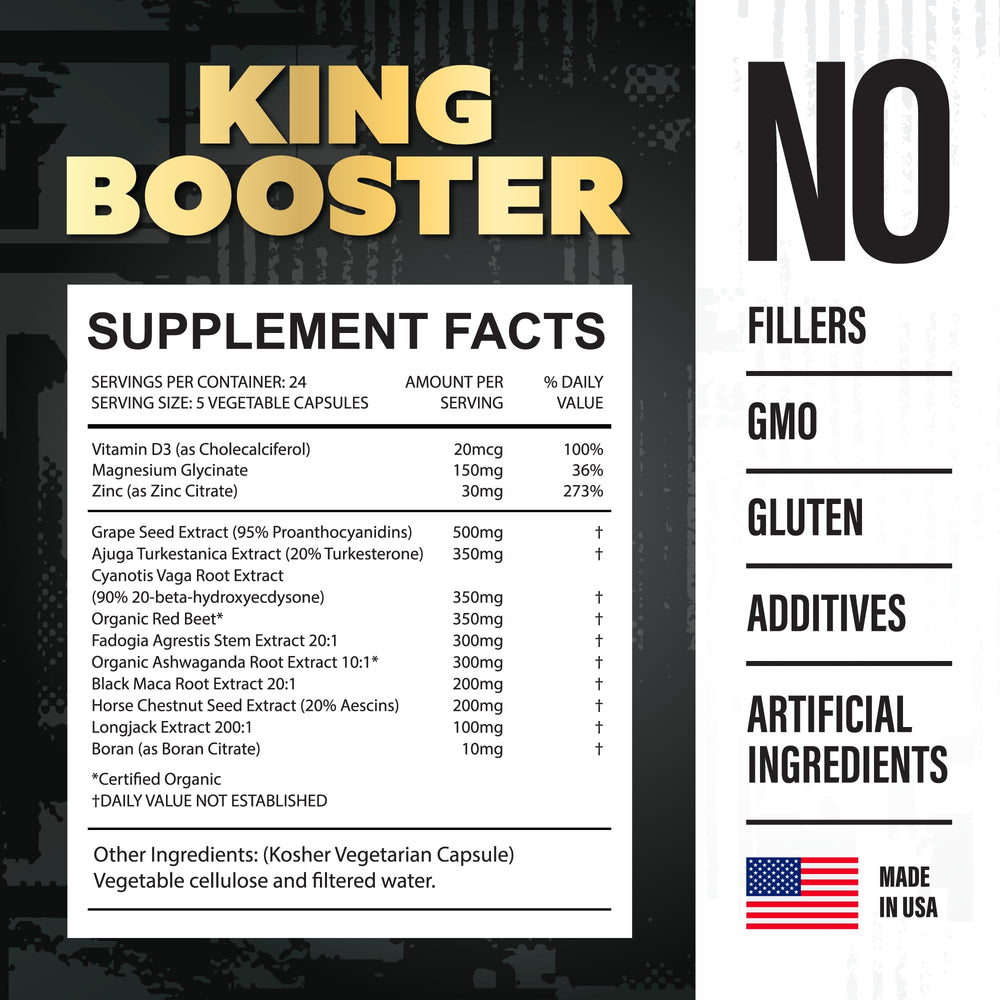 Warrior Protocol King Booster pills-closeup showing easy dosage and convenience