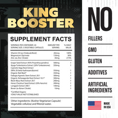 Warrior Protocol King Booster pills-closeup showing easy dosage and convenience