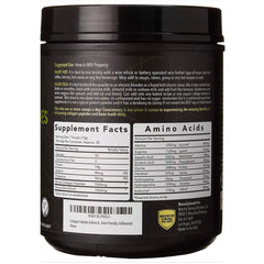 Warrior Strong Wellness scoop beside container for easy portioning