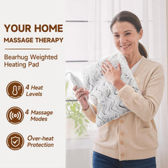 WATO FT heat massaging pad close-up beads for weighted pressure
