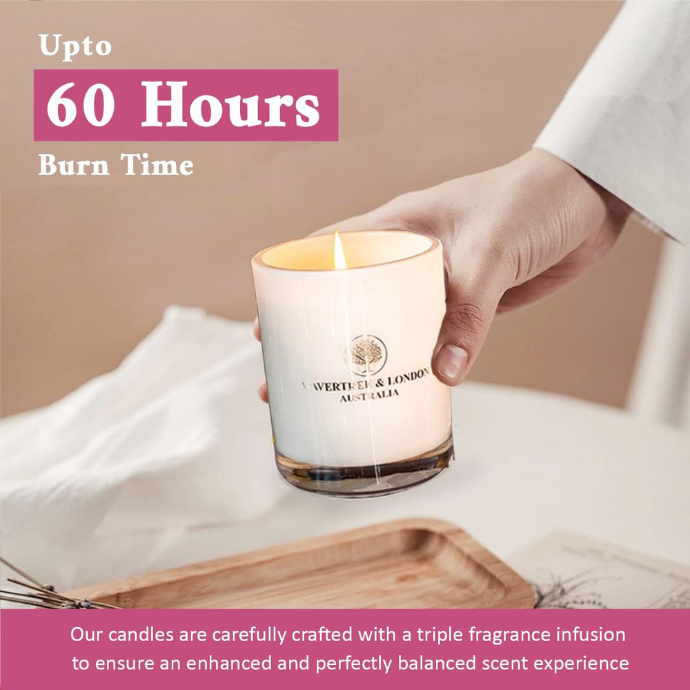 Wavertree & London 60-hour burn time for long-lasting ambiance