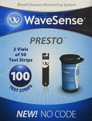 WaveSense Presto test strip 50-pack for convenient at-home testing