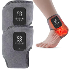 WBHLDM cordless ankle heating pad in action for on-the-go relief.