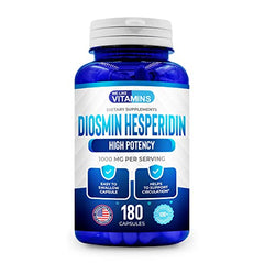 Close-up of We Like Vitamins capsules delivering 1000mg diosmin hesperidin for vein support