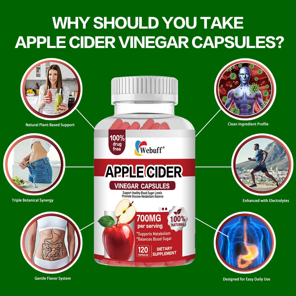 Webuff capsules with a glass of water illustrate easy daily intake.