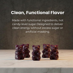 We Endeavor berry gummy on-desk scene shows simple daily use during tasks.