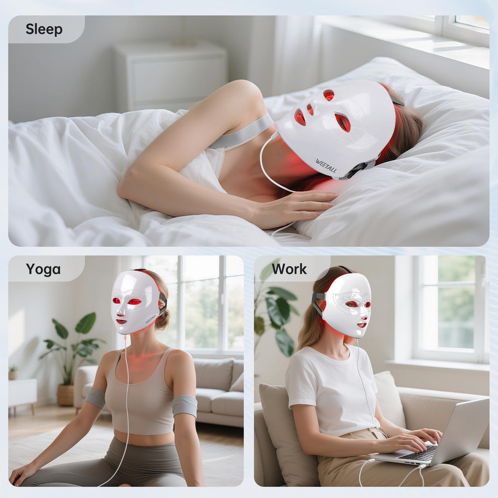WEETALL built-in timer shown for easy, hands-free sessions