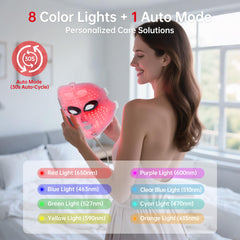 WEETALL red-light therapy on the face for skin texture and tone