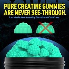 Wekannufod Creatine Monohydrate Gummies being poured demonstrates easy portion control.