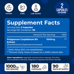 We Like Vitamins resveratrol bottle with USA-made label ensuring quality.