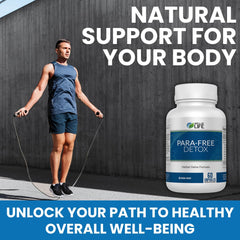 Well of Life Para-Free Detox capsules ready for daily wellness routine.