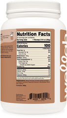 Wellah Protein Your Whey Coconut mix in glass showcases creamy texture for quick shakes.