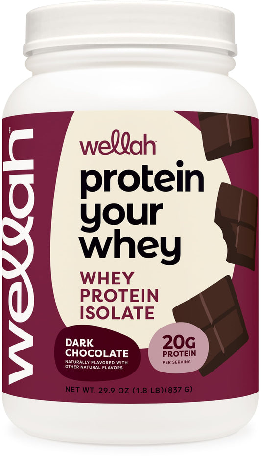 Wellah Protein Your Whey bottle pour supports daily protein goals.