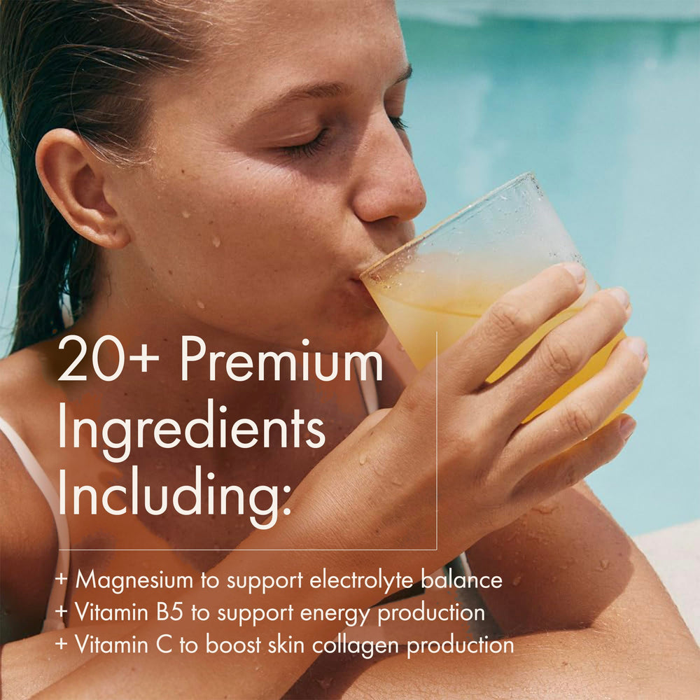 Beauty-focused drink from WelleCo HydroProtein Elixir for skin and nails