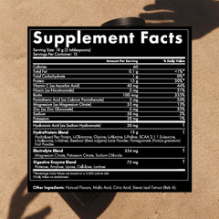 WelleCo HydroProtein Elixir pour into glass showing quick, smooth hydration