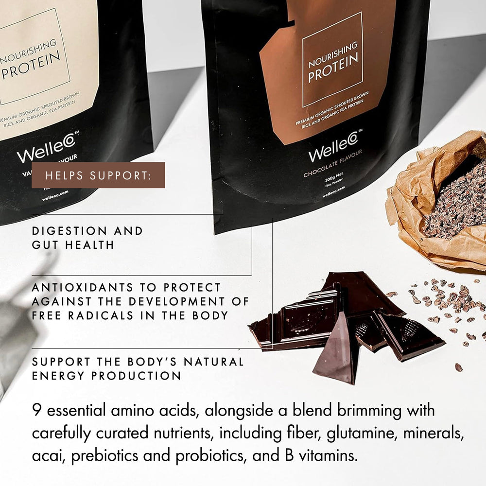 WelleCo packaging highlighting B vitamins for daytime energy