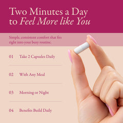 Wellfern sleep support night caps image hints at deeper rest and refreshed mornings.