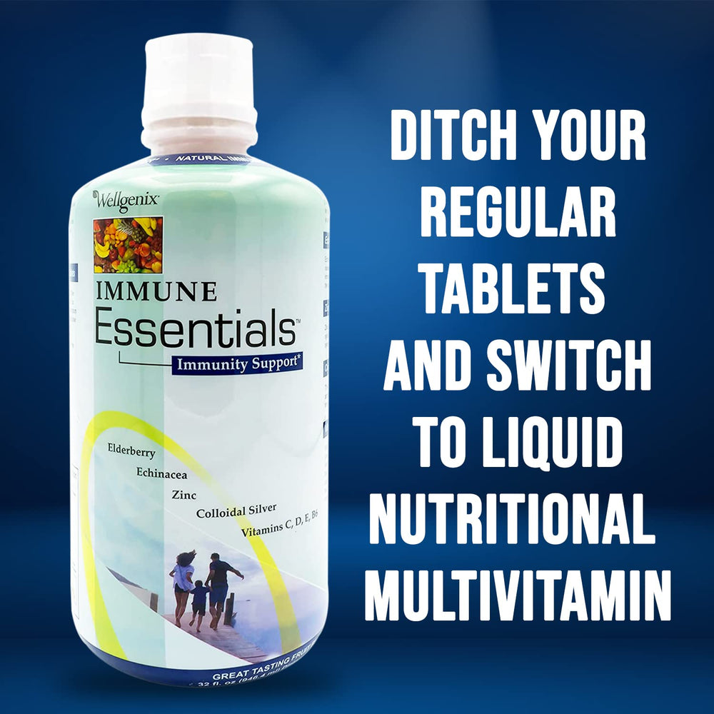 Wellgenix fruit-flavored liquid in a glass ready to enjoy