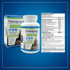 Blend of glucosamine, chondroitin, MSM and collagen II for joints.