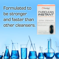 Wellgenix Puriclean ingredient blend visual emphasizes dandelion and burdock