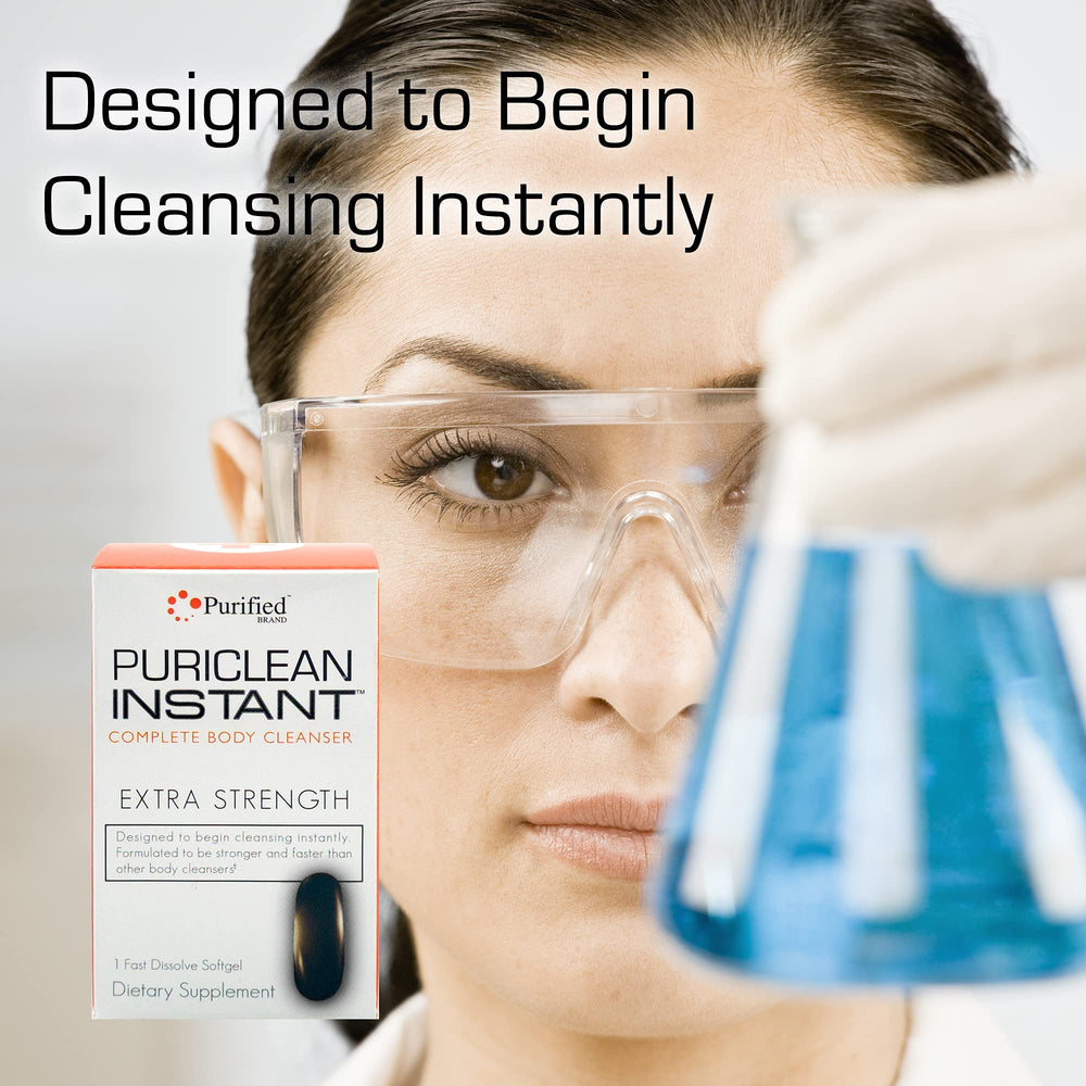 Puriclean packaging on a clean countertop ready to use.