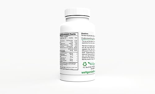 Wellgenix Purvana bottle label reveals transparent ingredients and nutrition facts.