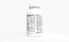 Wellgenix Purvana bottle label reveals transparent ingredients and nutrition facts.