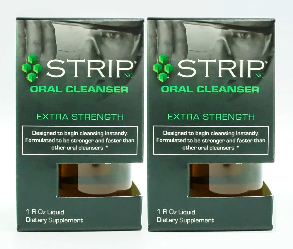 Wellgenix Strip Detox bottle pours for a quick oral cleanse