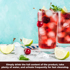 Wellgenix Strip NC packaging box signaling premium, non-GMO detox in USA.