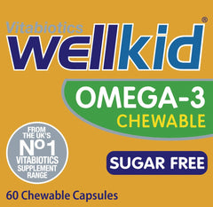 Wellkid Softburst bottle and pour, convenient daily chewables for kids.
