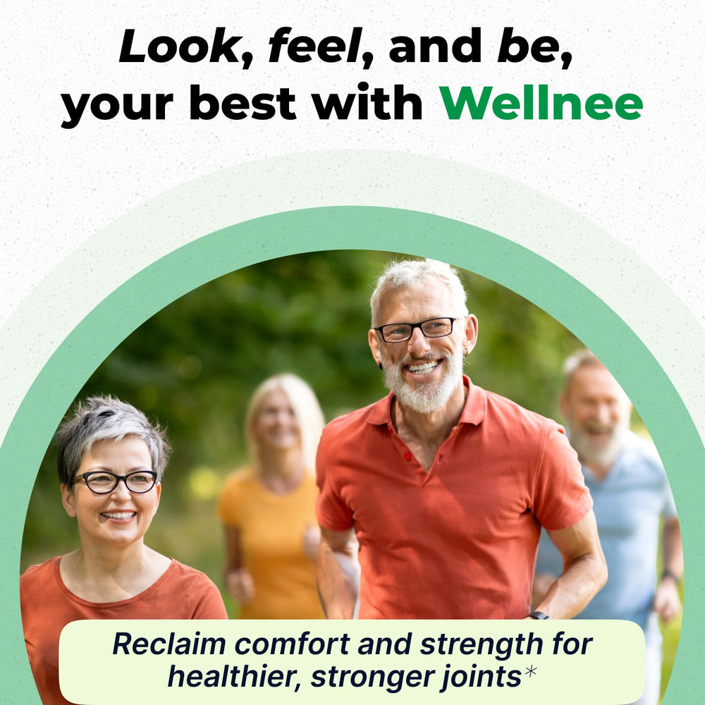 Wellnee Joint Support turmeric and boswellia detail highlighting anti inflammatory options