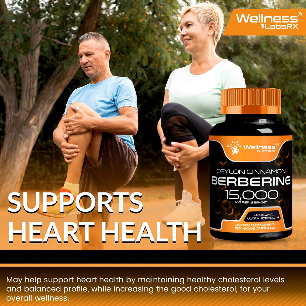 Third-party testing seal visible on Wellness LabsRx Berberine packaging