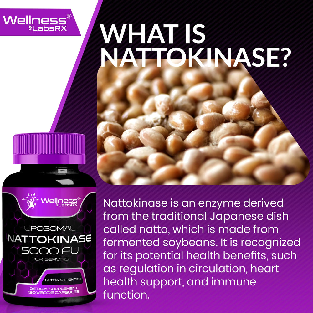Third-party testing seal on Wellness LabsRx nattokinase box