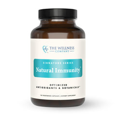 The Wellness Company Natural Immunity bottle front for daily immune support.