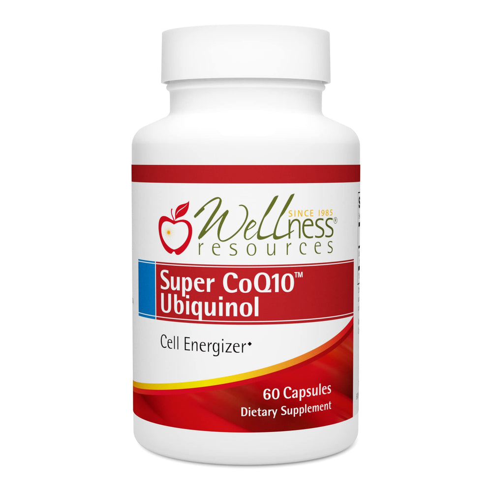 Wellness Resources CoQ10 Ubiquinol bottle for energy support