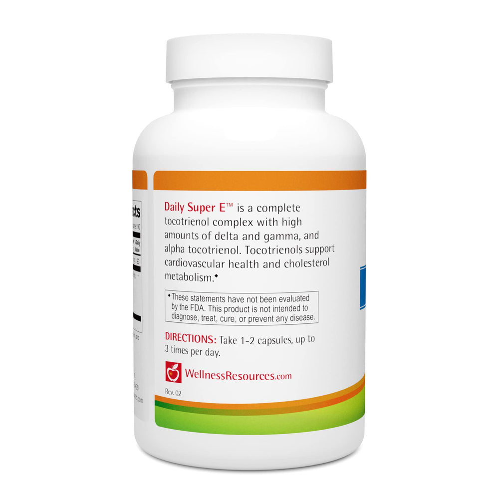 Wellness Resources Daily Super E capsules ready to take for heart-friendly antioxidant protection