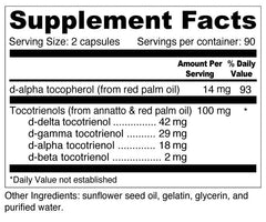 Wellness Resources Daily Super E ingredients closeup showing annatto and sustainable palm oil sources