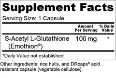 Wellness Resources Glutathione Ultra packaging emphasizing non-GMO and gluten-free formulation