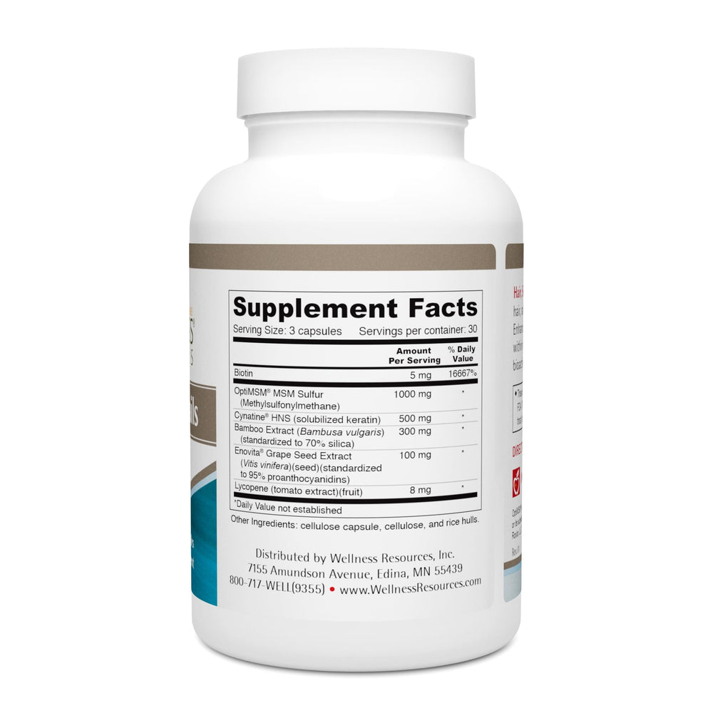 Wellness Resources capsules on a surface show daily-use convenience.