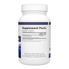 Wellness Resources PhosphatidylSerine capsules close-up showing soft veggie shell for balanced daily use.