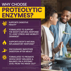 WellnessOne ProOneZyme bottle label highlights enzyme ingredients.
