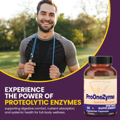 WellnessOne ProOneZyme packaging with serving guidance for routine use.