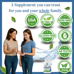 WellnessPartners No fillers D-Mannose capsules for a clean supplement profile.