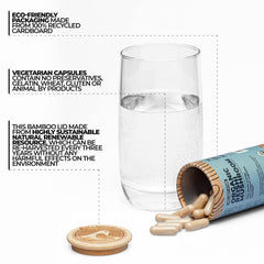 Wellnest.Store Reishi capsules close-up highlighting pure mushroom extract.