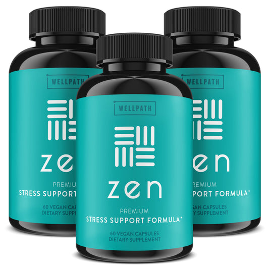 WellPath Zen Stress Relief Capsules for daily calm and balance.