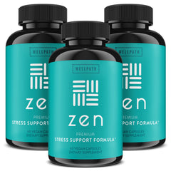 WellPath Zen Stress Relief Capsules for daily calm and balance.