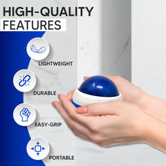 WellSmart Pro ergonomic roller is compact for on-the-go use