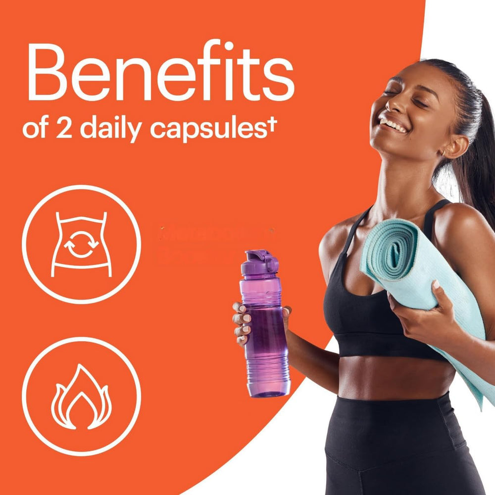 Wellthy Daily Thermogenic usage routine showing two capsules daily