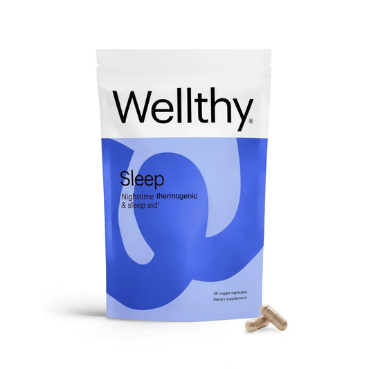 Wellthy Night Time Thermogenic bottle for restful evenings and night‑time use
