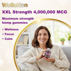 WELLUTION natural hemp oil ingredient delivering premium plant-based support.